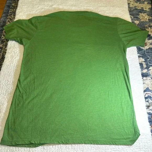 keep calm and chive on size small green short sleeve t-shirt unisex - Picture 4 of 4